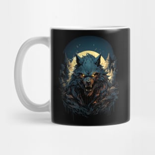 Werewolf in the Forest Mug